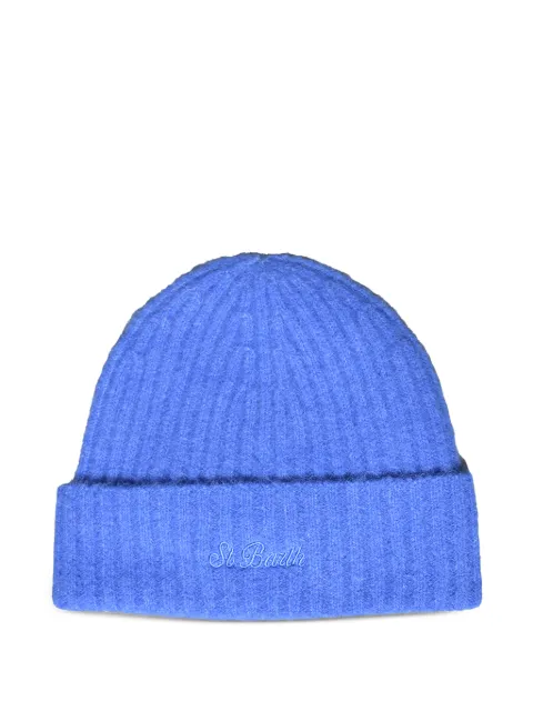 MC2 Saint Barth royal blue Wengen alpaca blend beanie hat