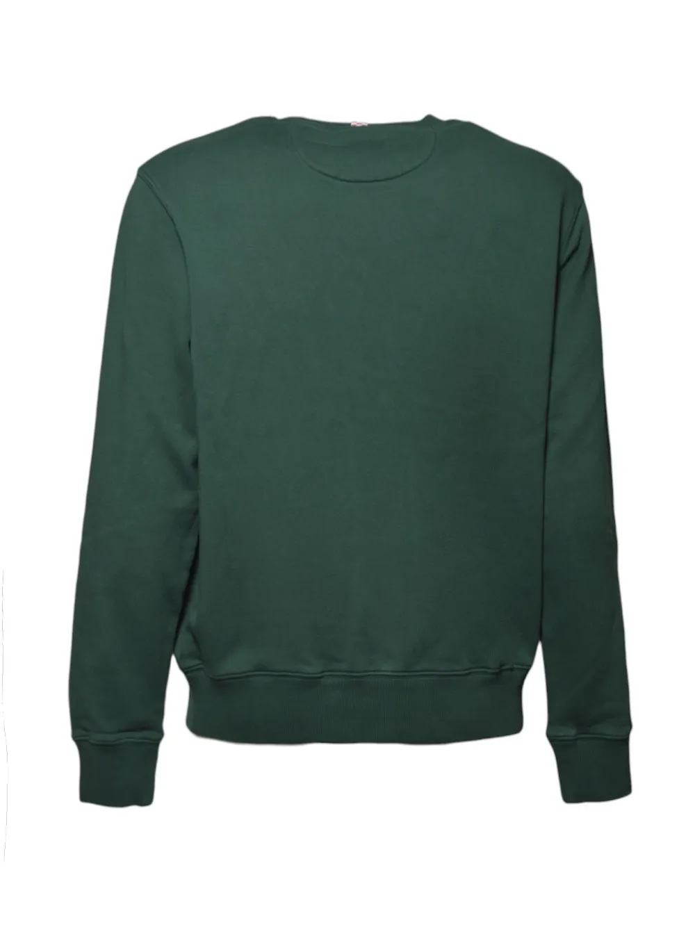 MC2 Saint Barth green Soho cotton sweatshirt with St. Barth print Groen