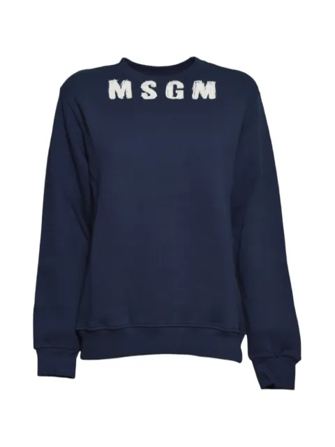 MSGM Kids logo-print sweater
