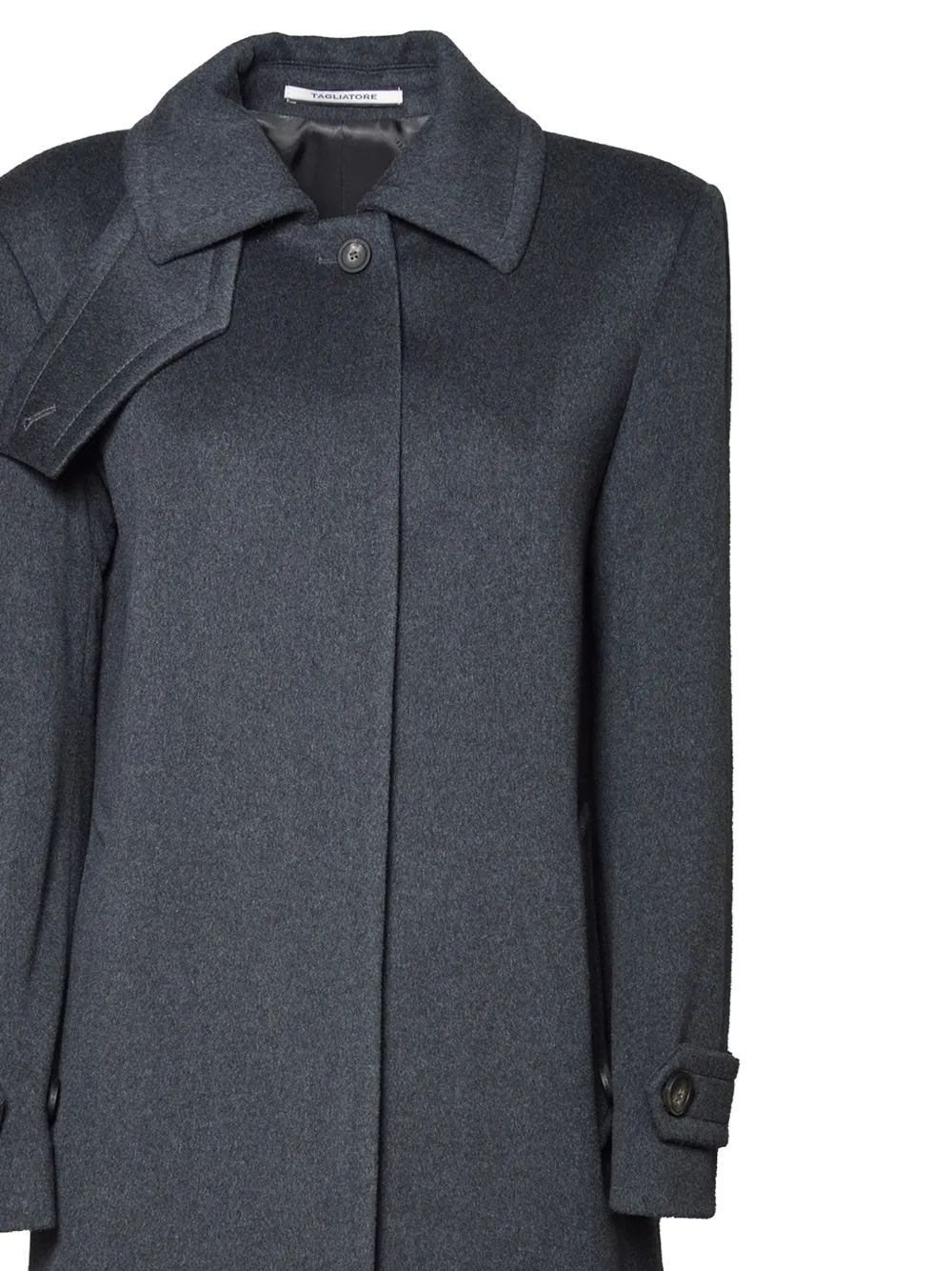 Tagliatore Bethany storm-flap coat Grijs