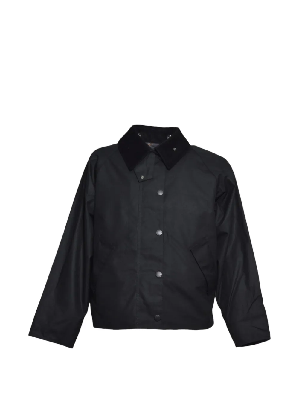 Barbour Transport waxed jacket - Schwarz