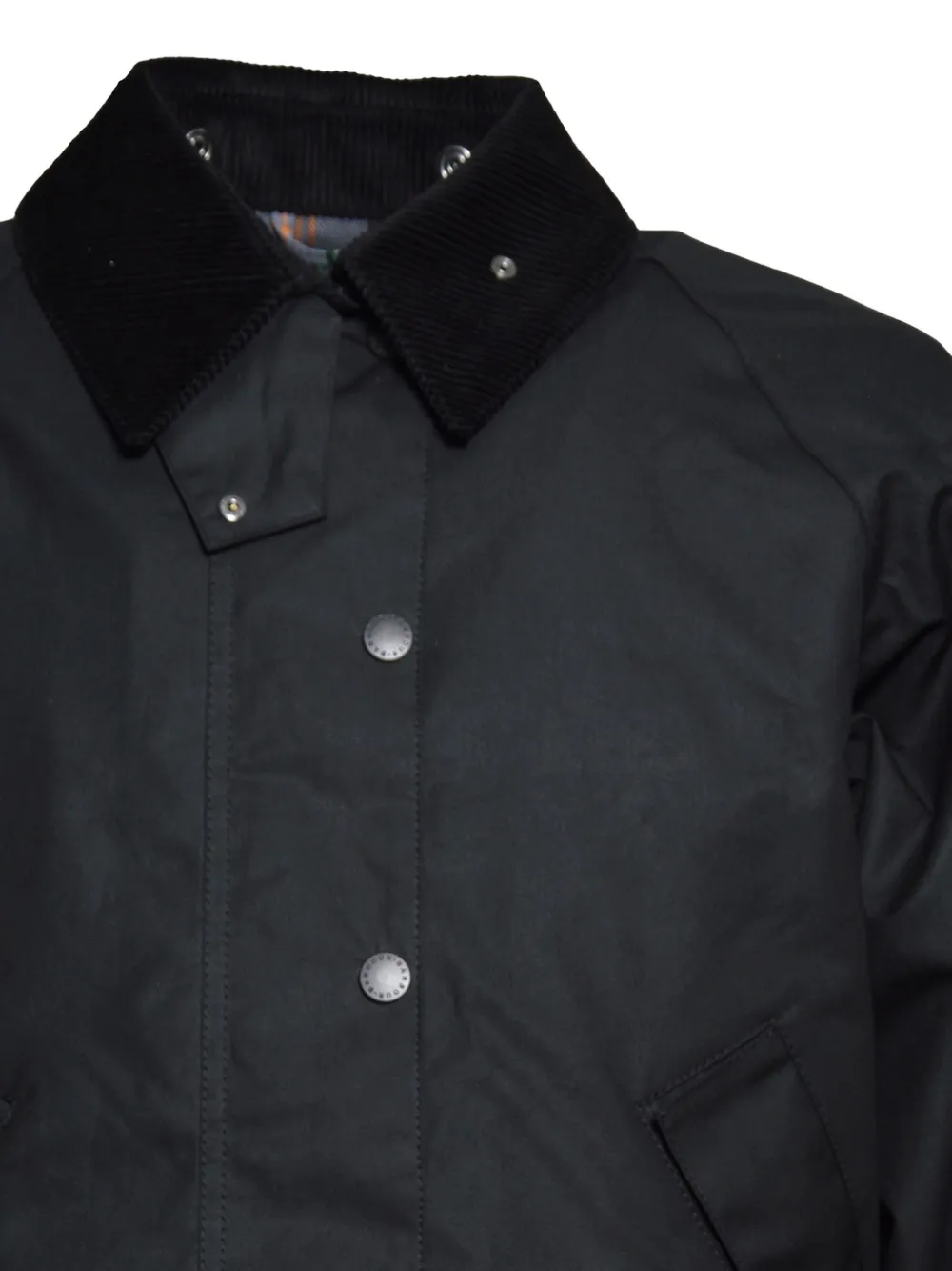 Barbour Transport waxed jacket Zwart