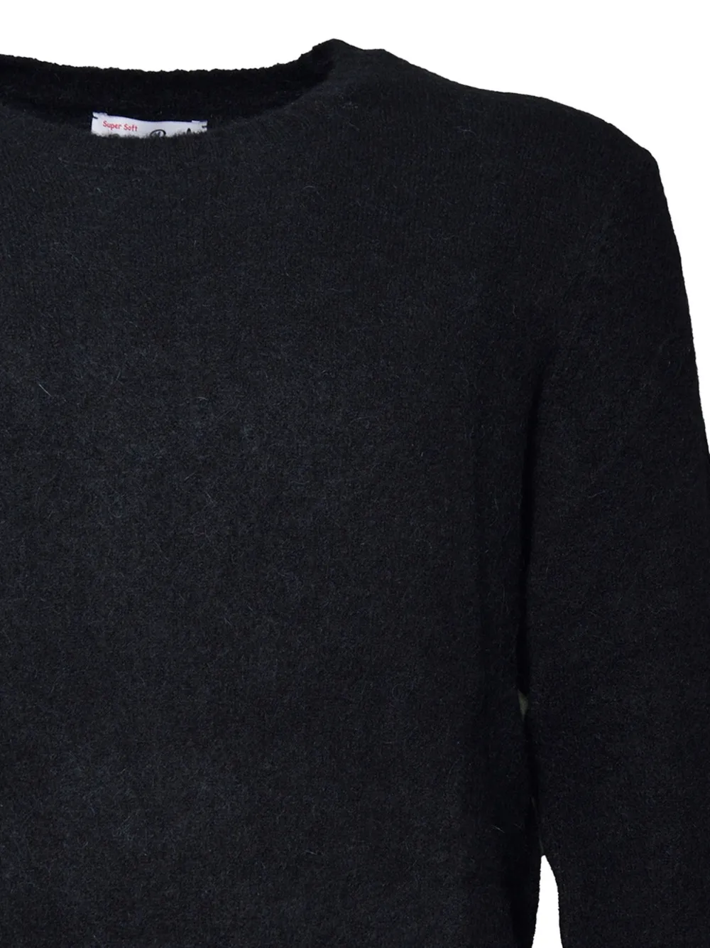 MC2 Saint Barth crew-neck ribbed-trim sweater Zwart