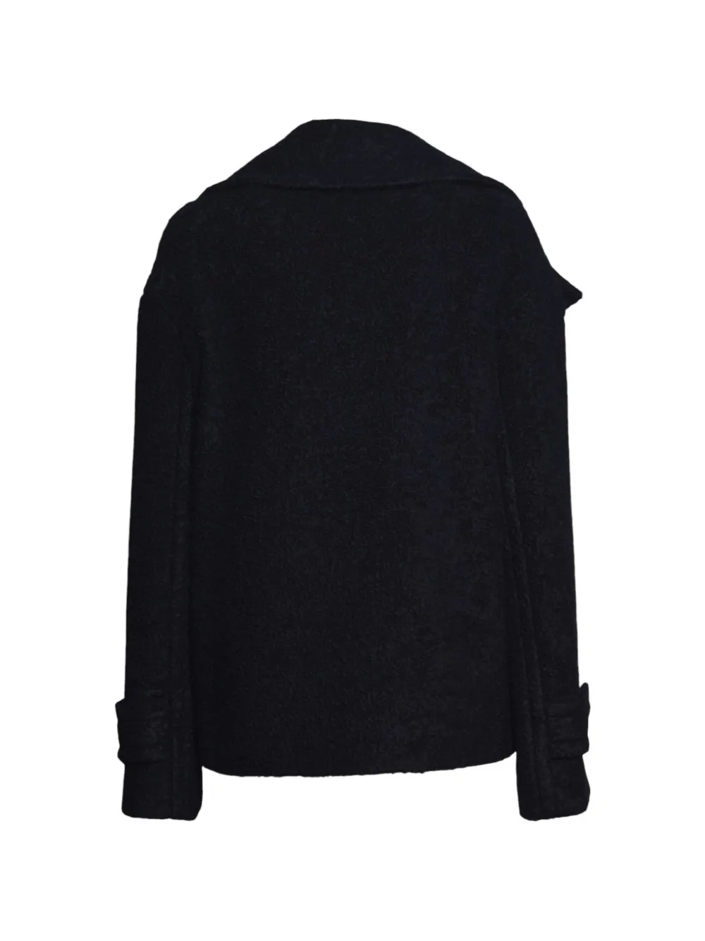 Tagliatore Sheila double-breasted bouclé coat Blauw
