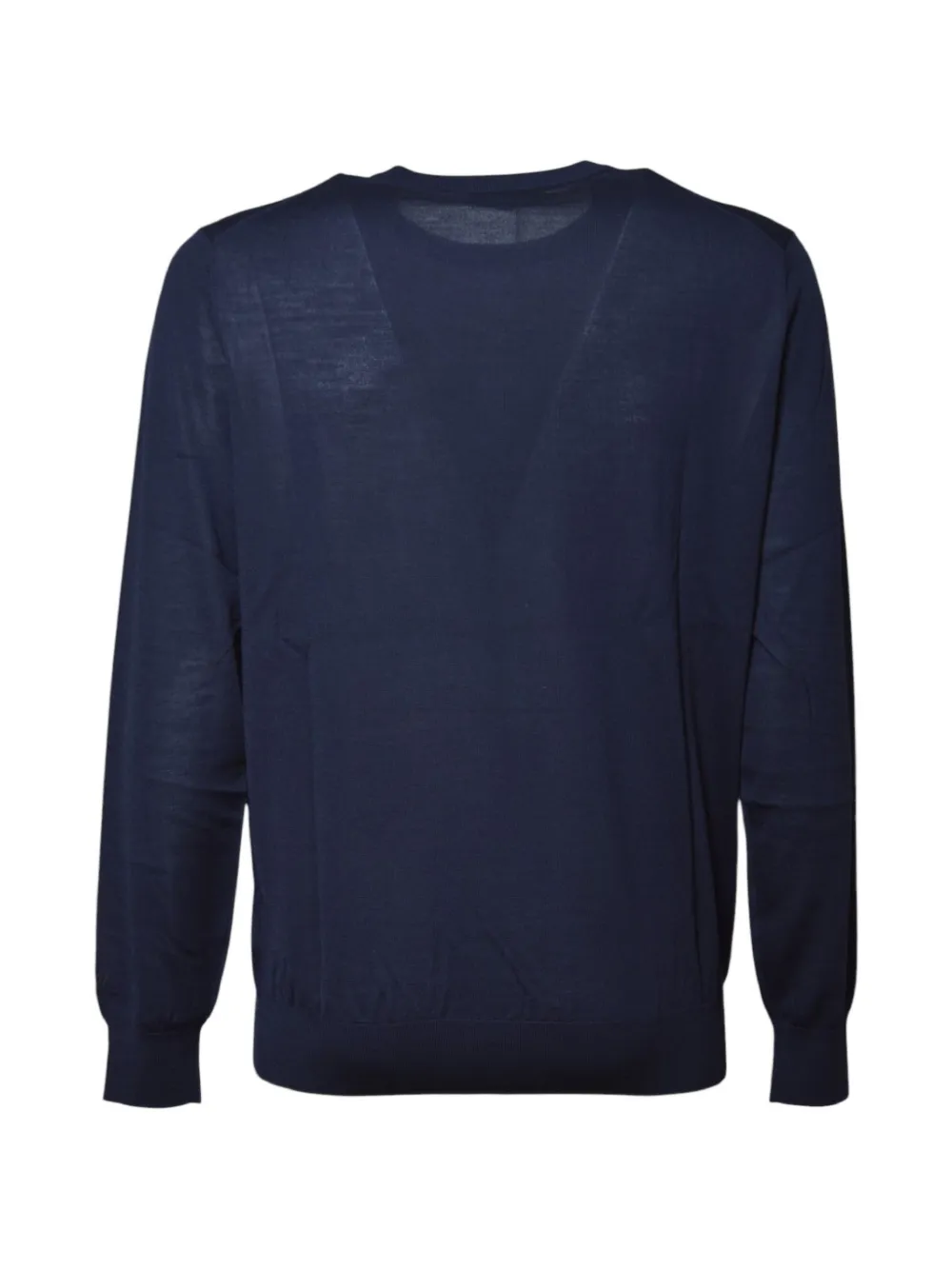 MC2 Saint Barth navy Regent merino wool crewneck sweater Blauw