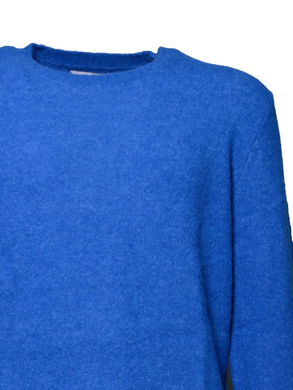 MC2 Saint Barth blue Regent alpaca blend crewneck sweater Blauw