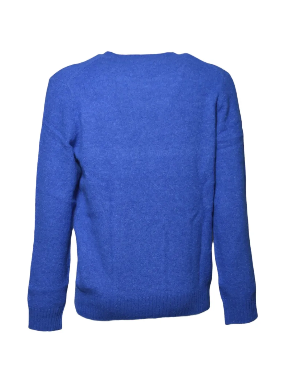 MC2 Saint Barth blue Regent alpaca blend crewneck sweater Blauw