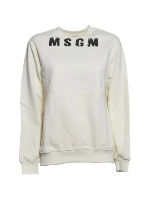 MSGM Kids logo-print sweater