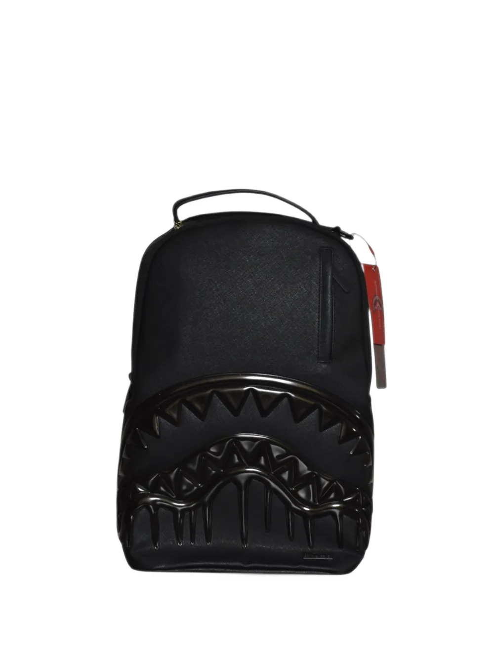 Sprayground Blacked Out Metallic Drip Panelled Backpack