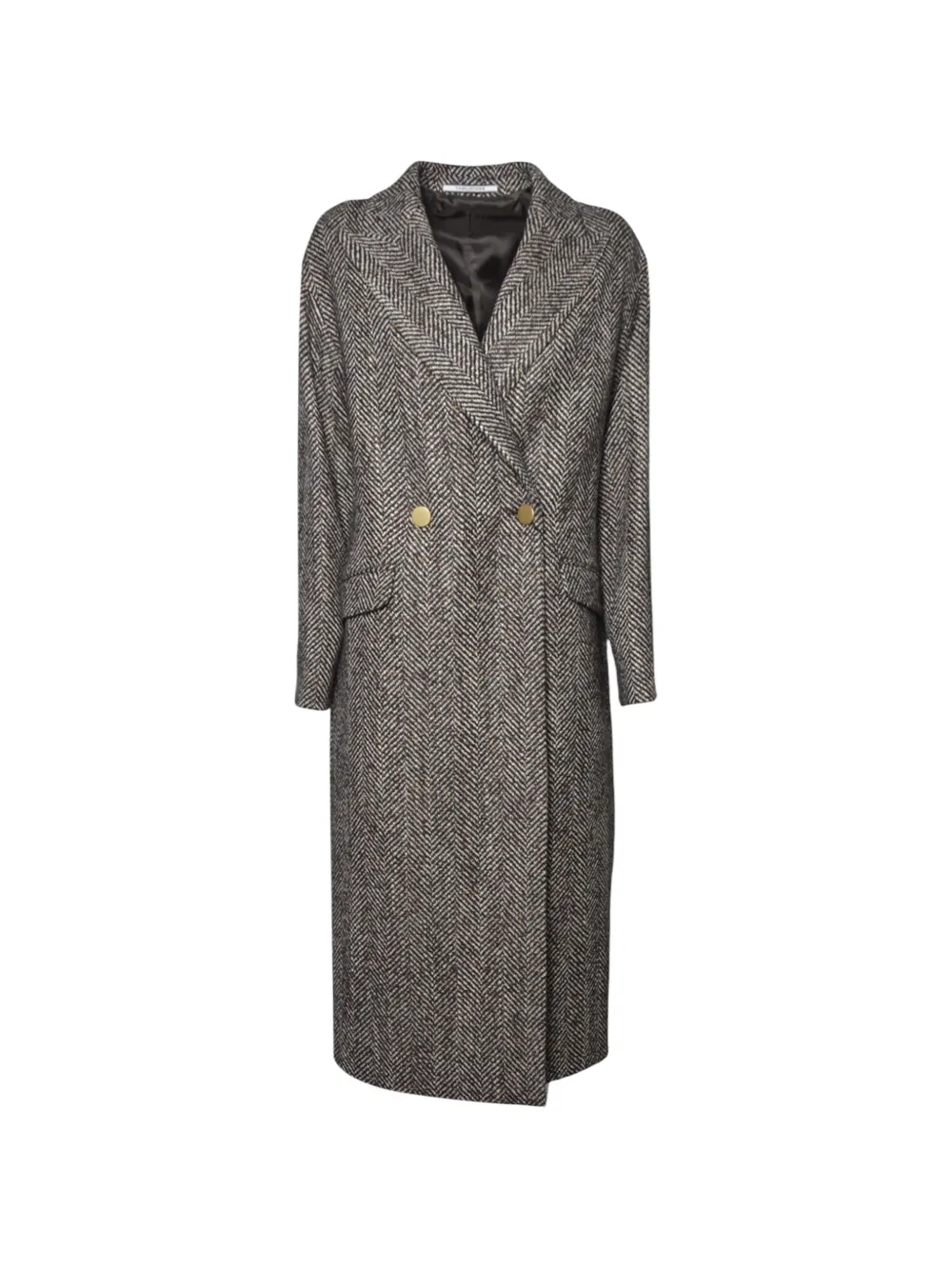 Tagliatore Linden double-breasted coat - Grau
