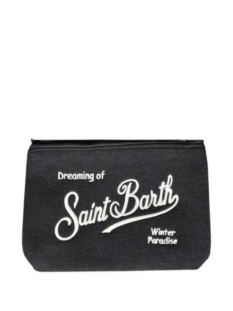 MC2 Saint Barth Aline logo-embroidered clutch bag