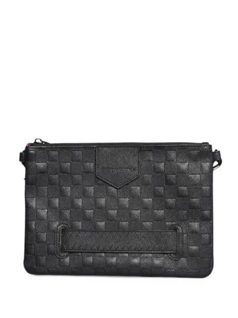 Sprayground Shark Mouth embossed shoulder bag