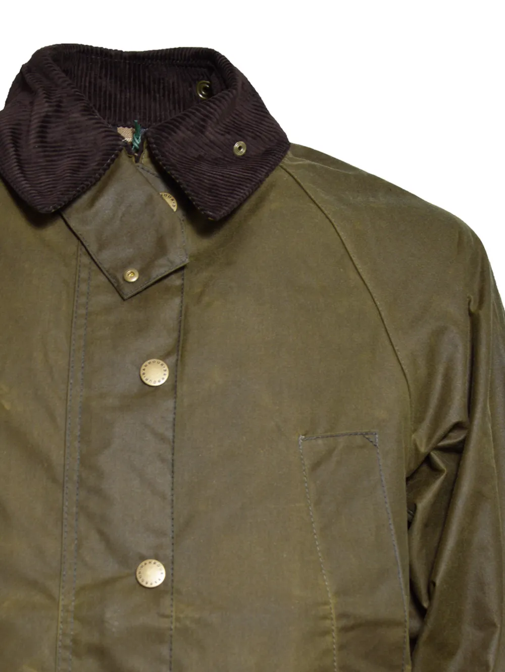 Barbour Bedale waxed jacket Groen