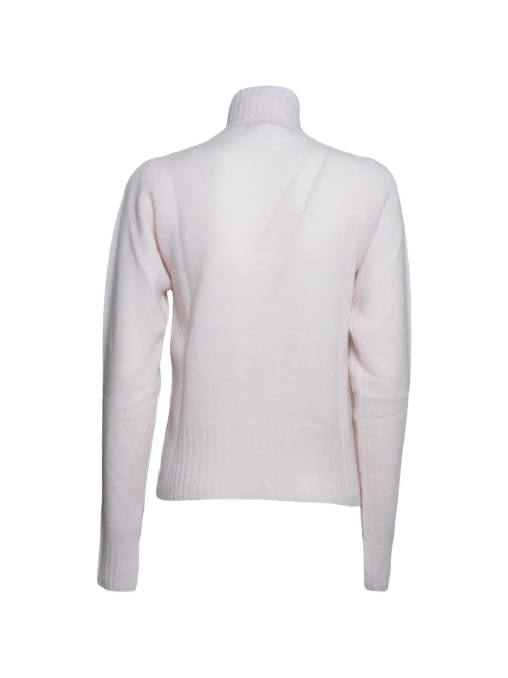 SOLOTRE roll-neck knitted sweater Roze
