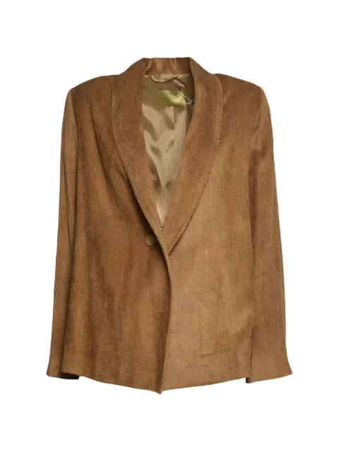 MOMONÌ Vira corduroy shawl-lapel jacket