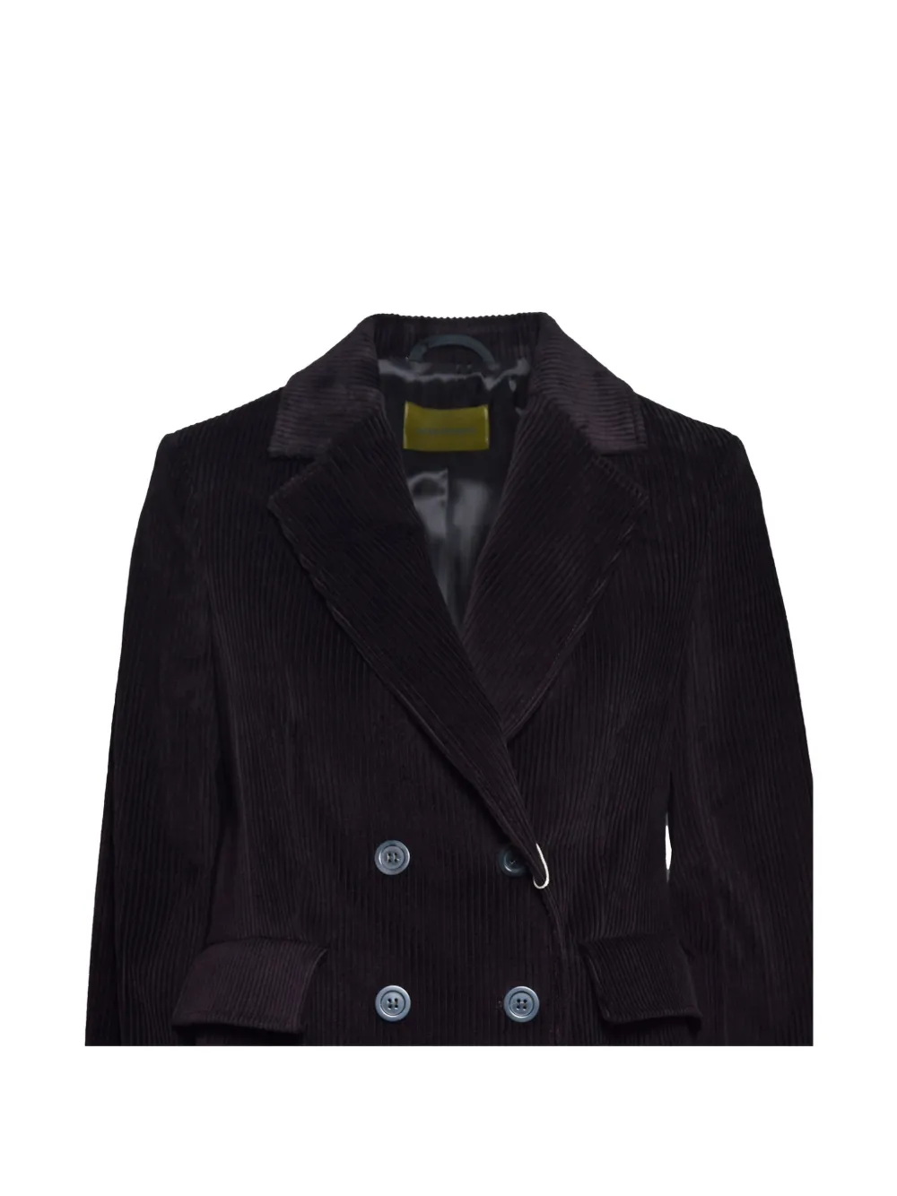 MOMONÌ Krapi double-breasted corduroy blazer Bruin