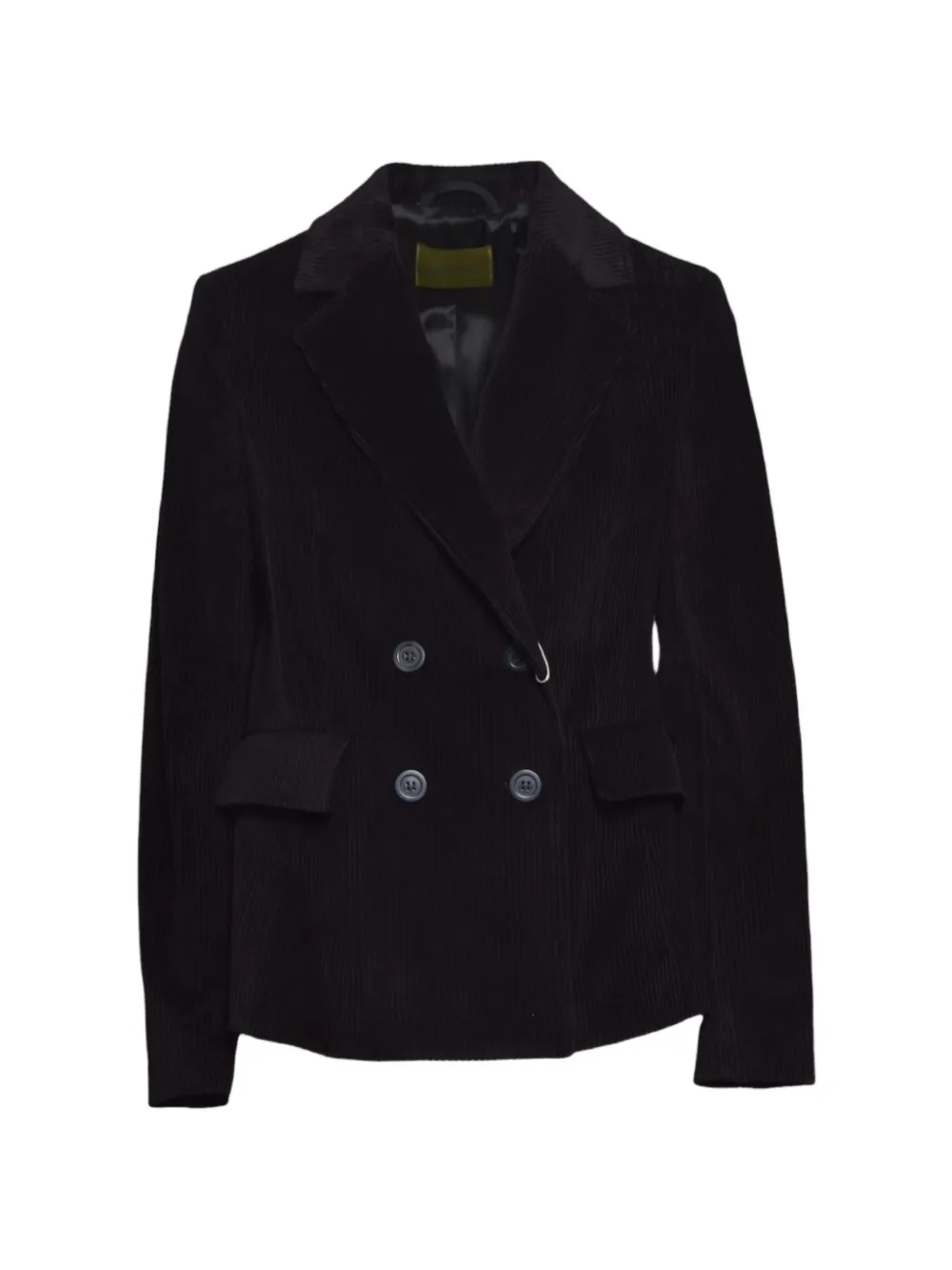 MOMONÌ Krapi double-breasted corduroy blazer Bruin