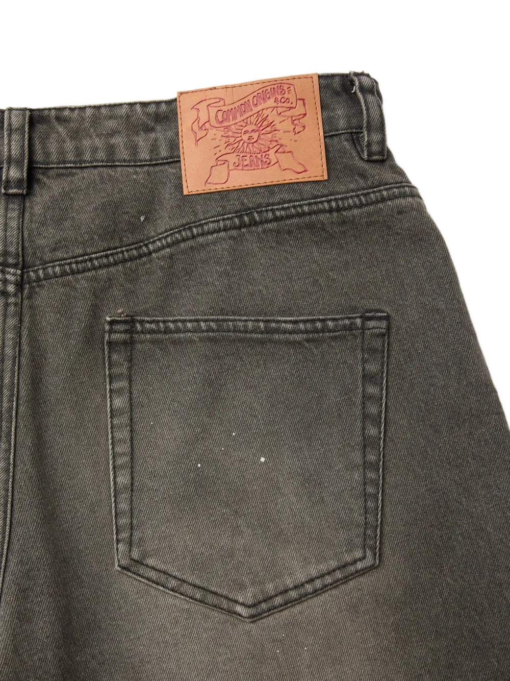 COOR washed-effect loose-leg jeans Bruin