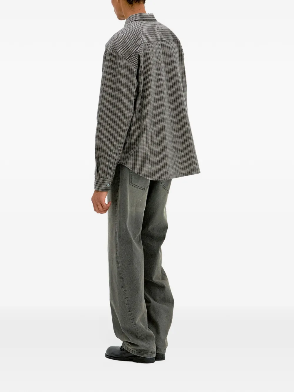 COOR washed-effect loose-leg jeans Bruin