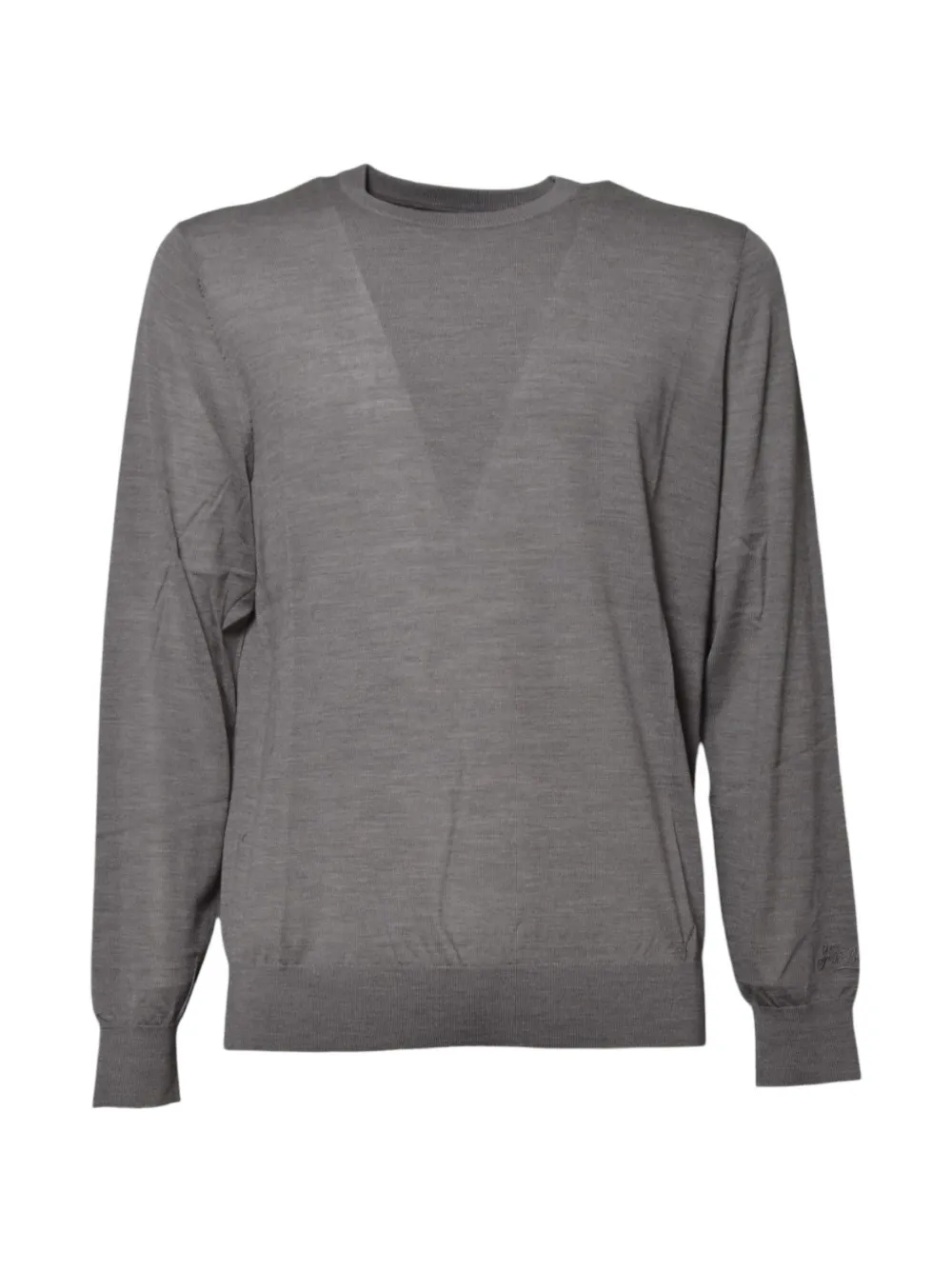 MC2 Saint Barth Beige Regent merino wool crewneck sweater