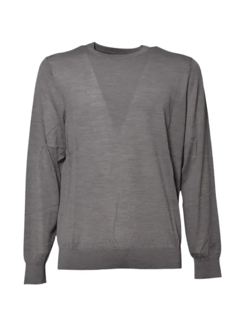 MC2 Saint Barth Beige Regent merino wool crewneck sweater