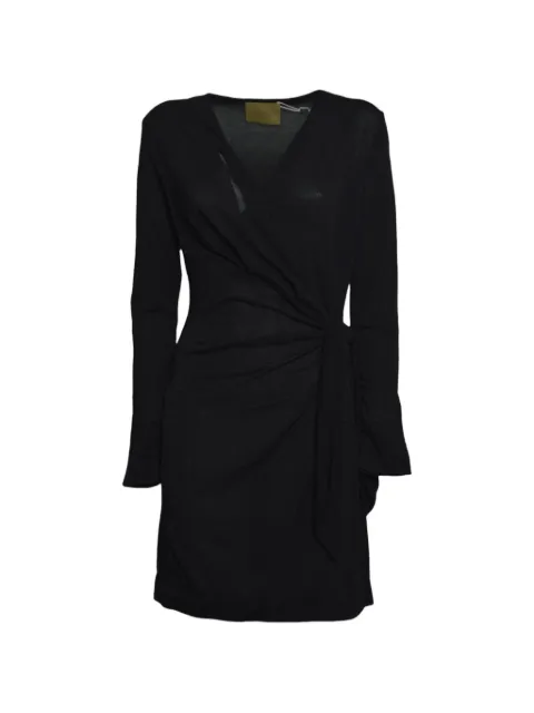 MOMONÌ Skelda glitter-effect knotted mini dress