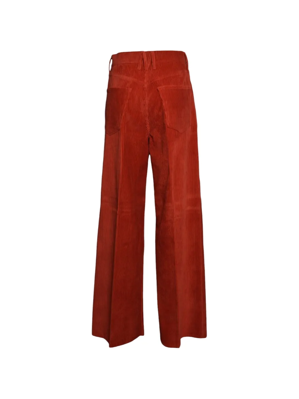 MOMONÌ Aoki corduroy wide-leg trousers Rood