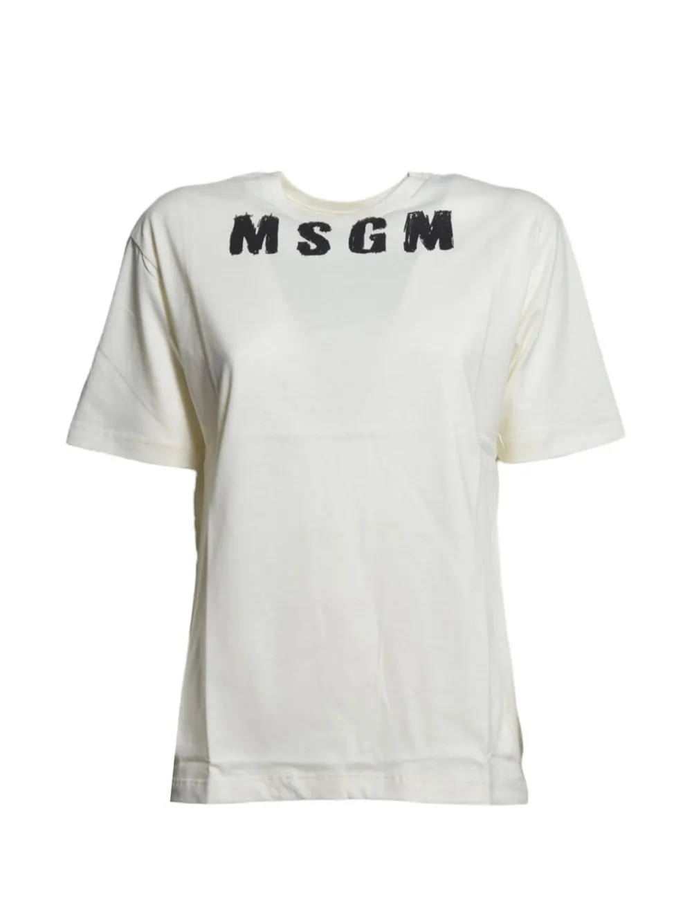 MSGM Kids logo-print T-shirt Wit