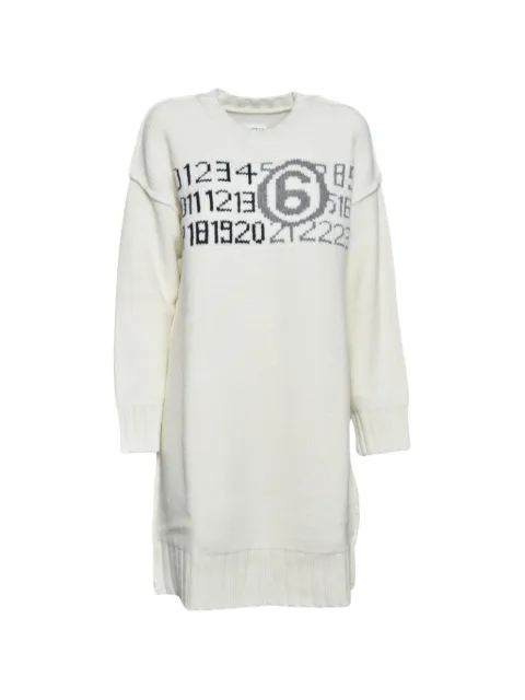 MM6 Maison Margiela Kids pull Numeric Signature à logo
