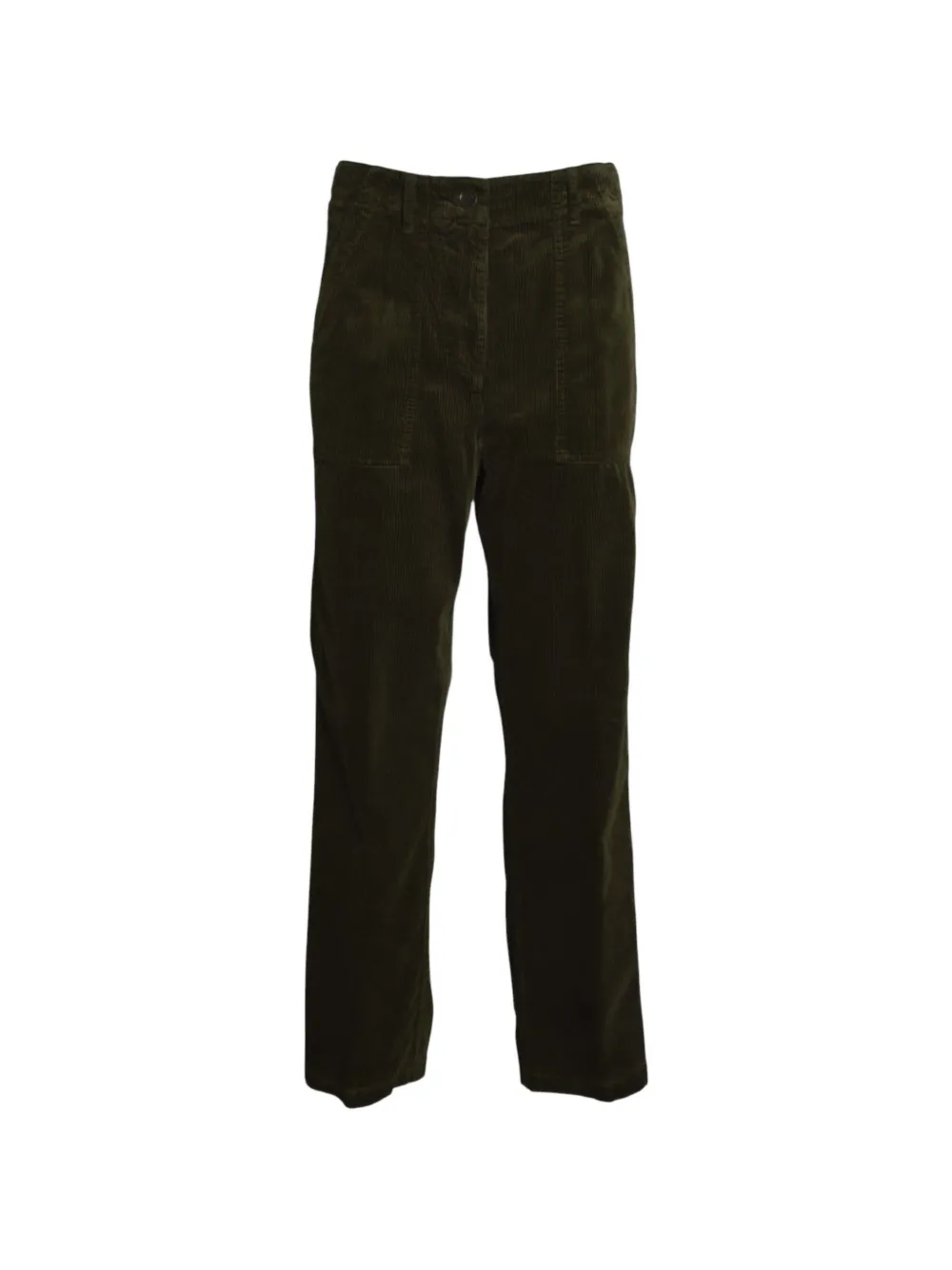 ASPESI straight-leg corduroy trousers Groen