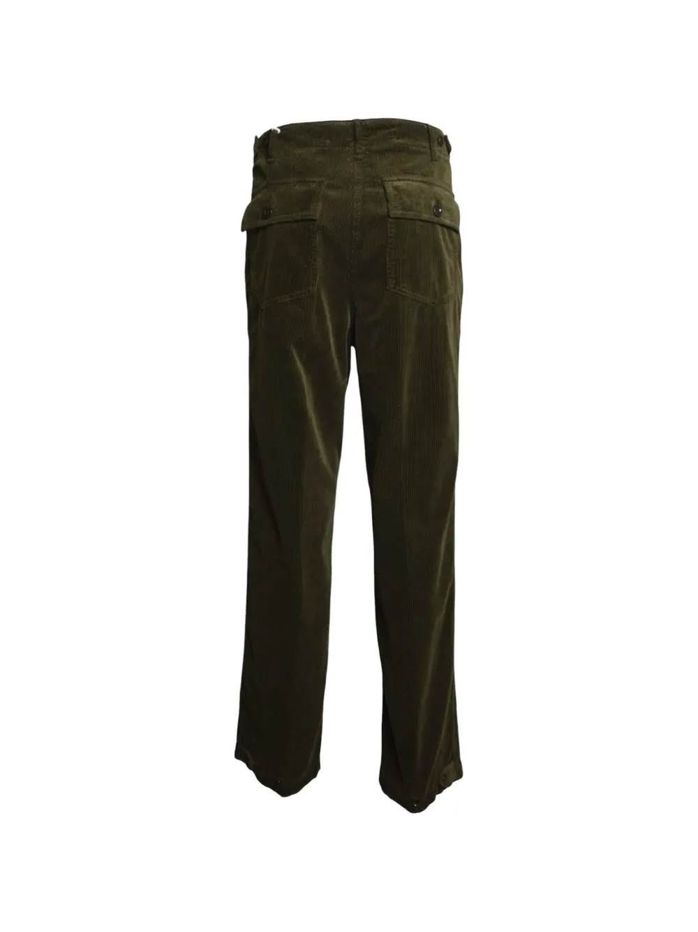 ASPESI straight-leg corduroy trousers Groen