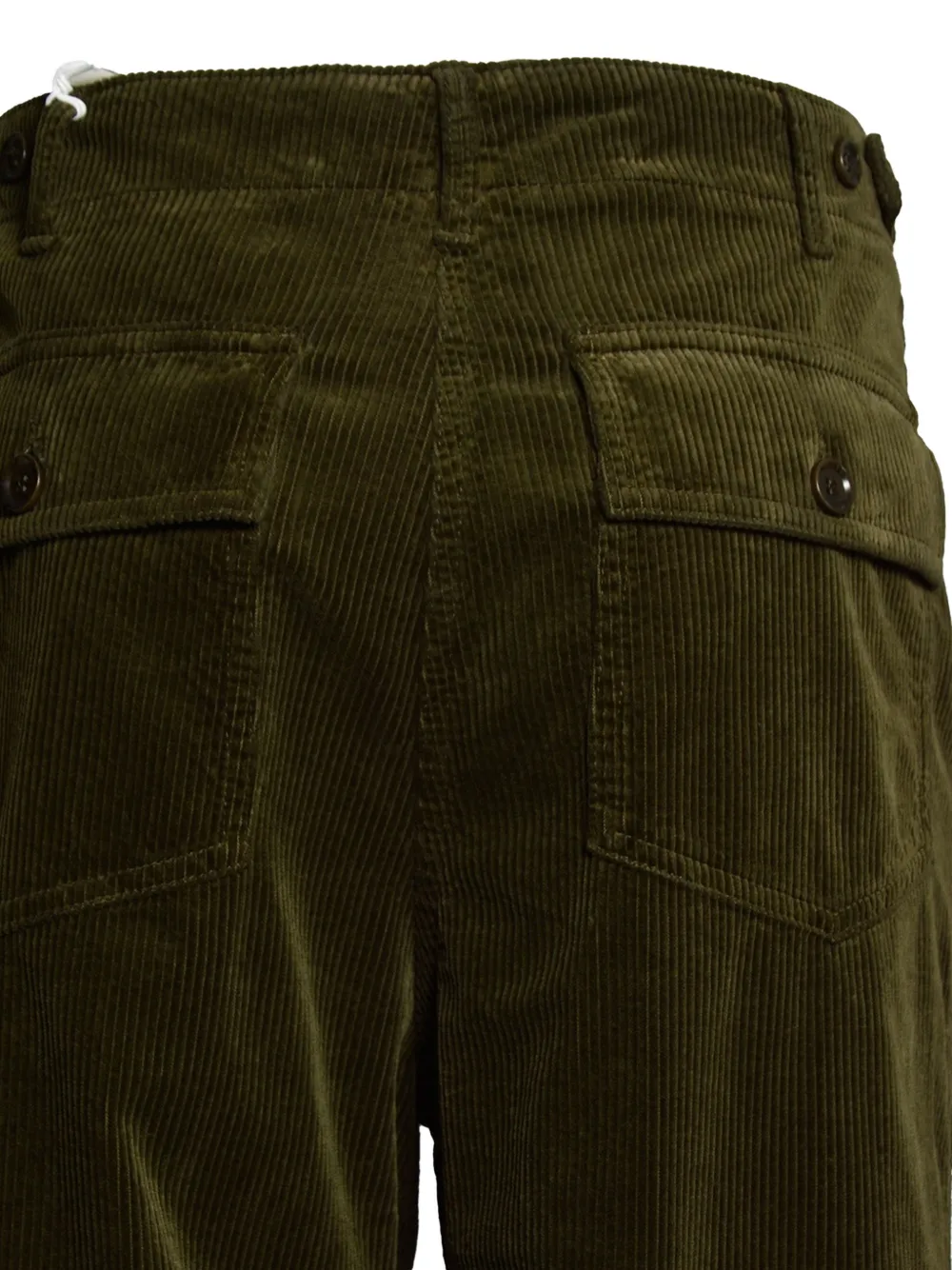 ASPESI straight-leg corduroy trousers Groen