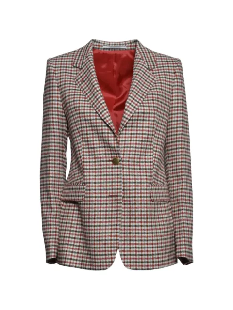 Tagliatore Parisian check single-breasted blazer