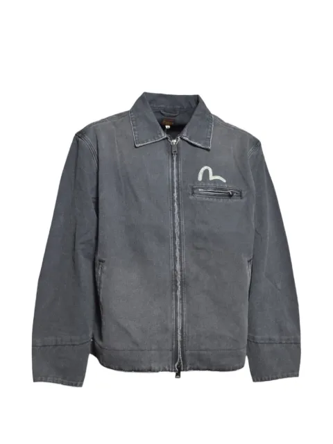 EVISU Seagull-print shirt jacket