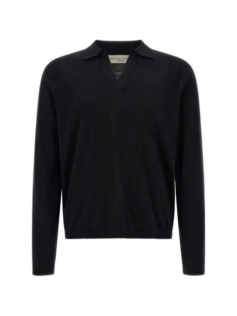  LARMERI STUDIO Touch long-sleeved polo shirt