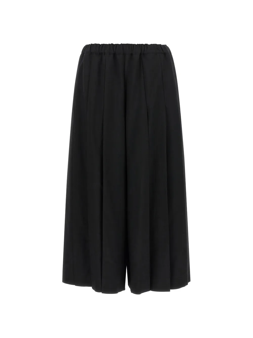 Comme Des Garçons pleated wide-leg trousers Zwart
