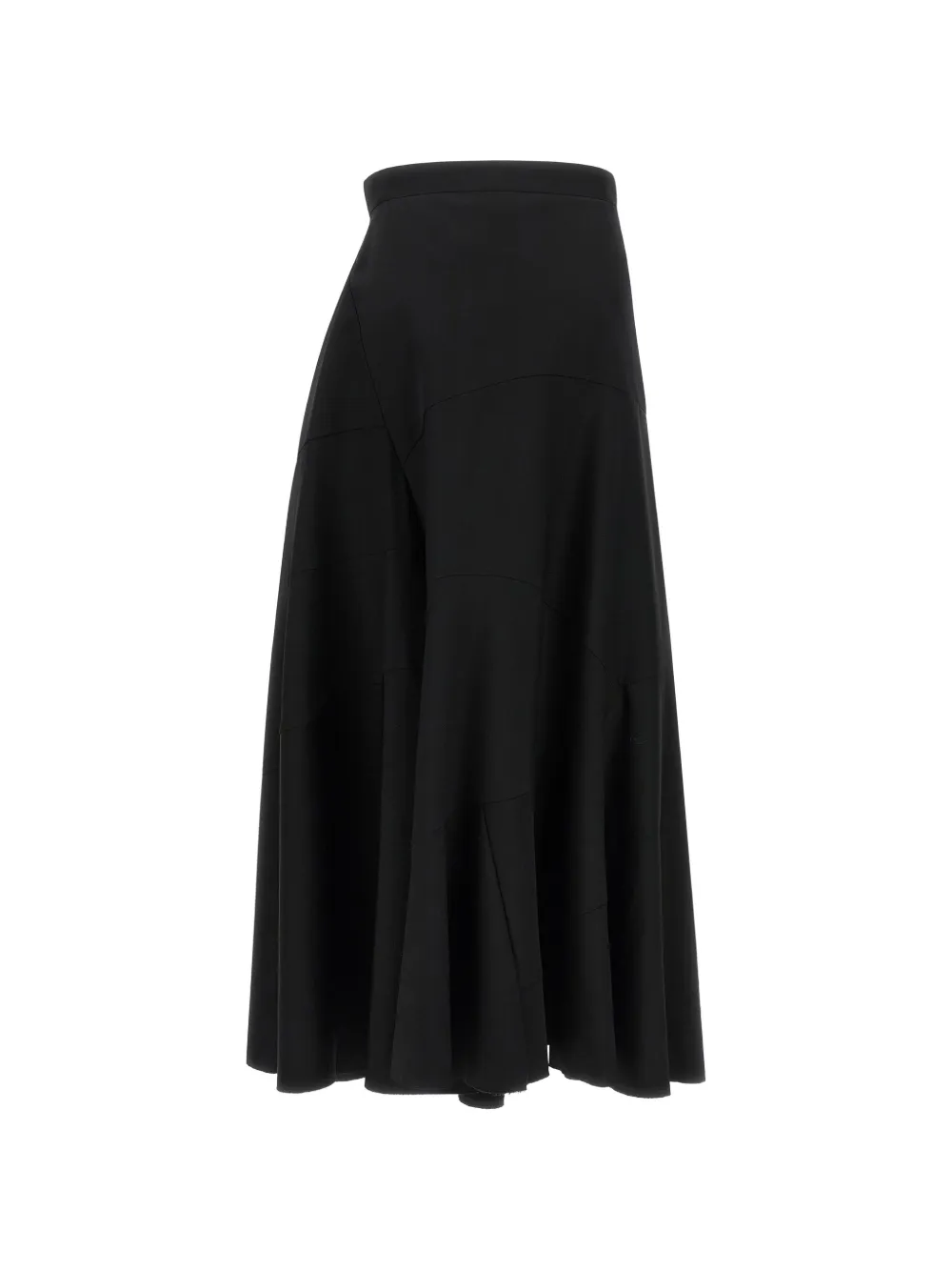 Junya Watanabe asymmetrical deconstructed trousers Zwart
