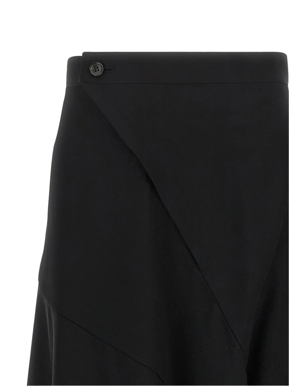 Junya Watanabe asymmetrical deconstructed trousers Zwart