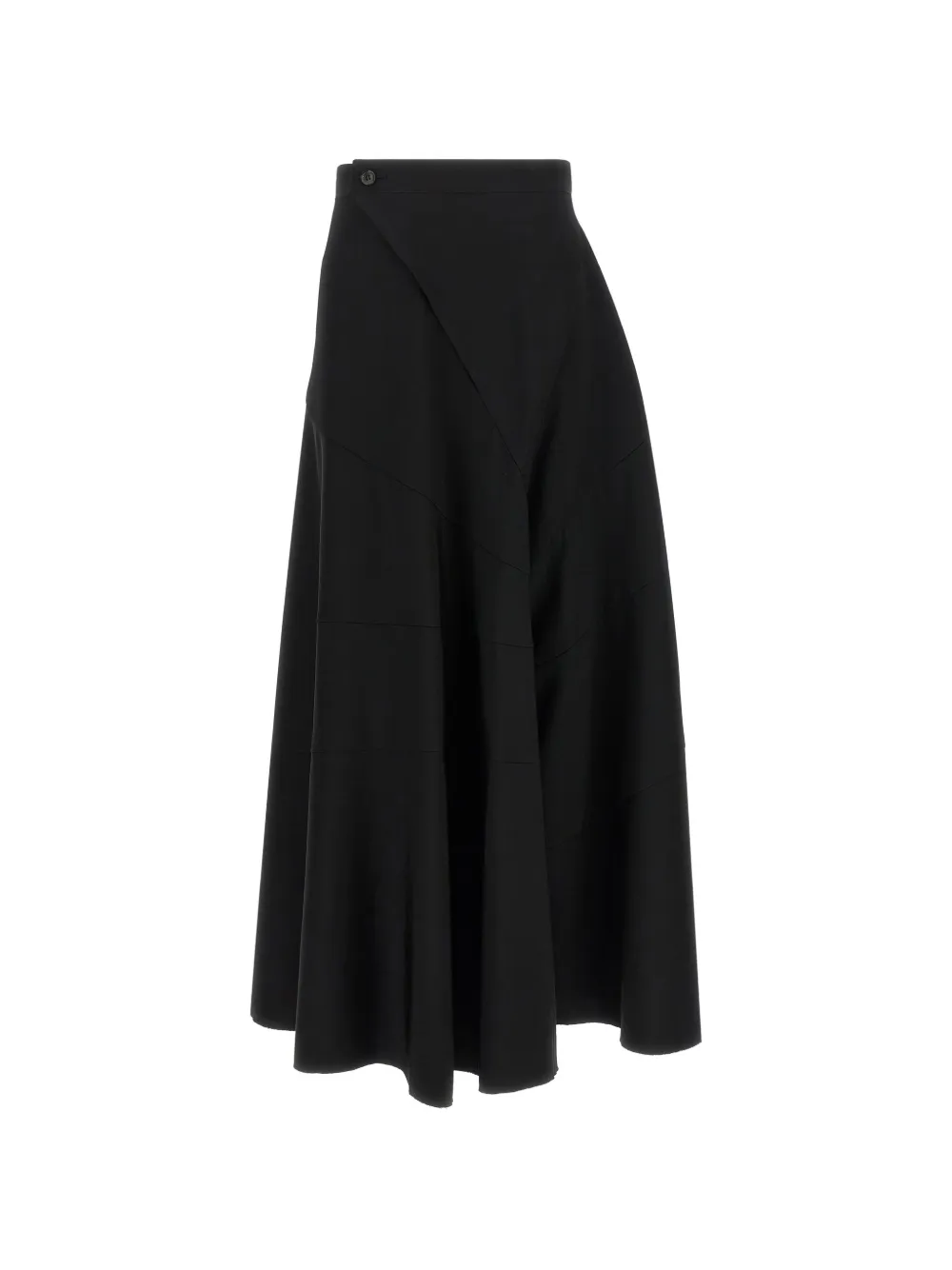 Junya Watanabe asymmetrical deconstructed trousers Zwart