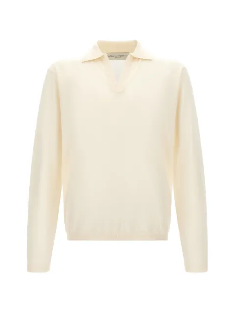  LARMERI STUDIO Touch V-neck polo shirt