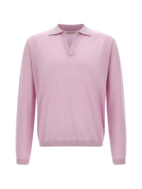  LARMERI STUDIO Touch V-neck polo shirt
