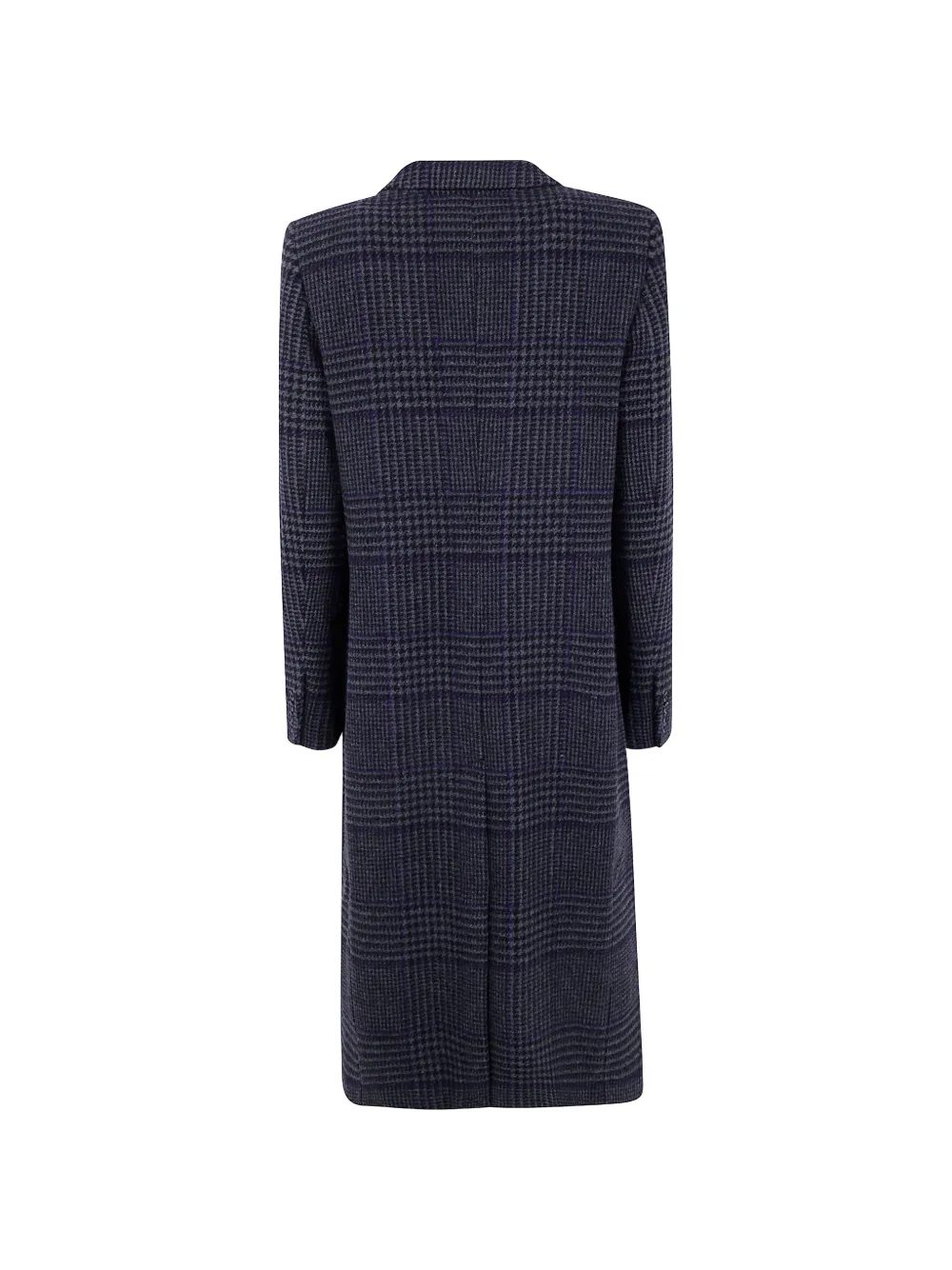 Lauren Ralph Lauren double-breasted Glen-check coat Grijs