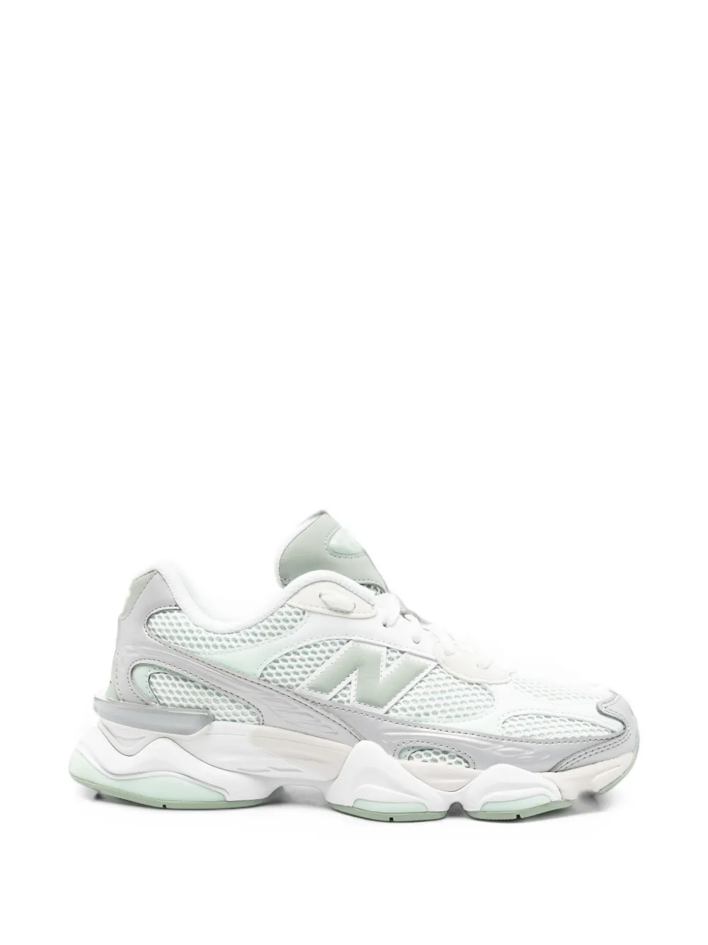New Balance 9060R panelled mesh sneakers - Bianco