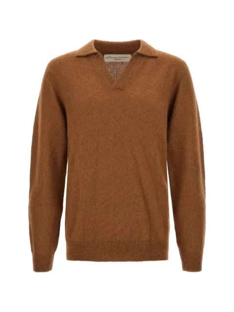  LARMERI STUDIO cashmere polo shirt