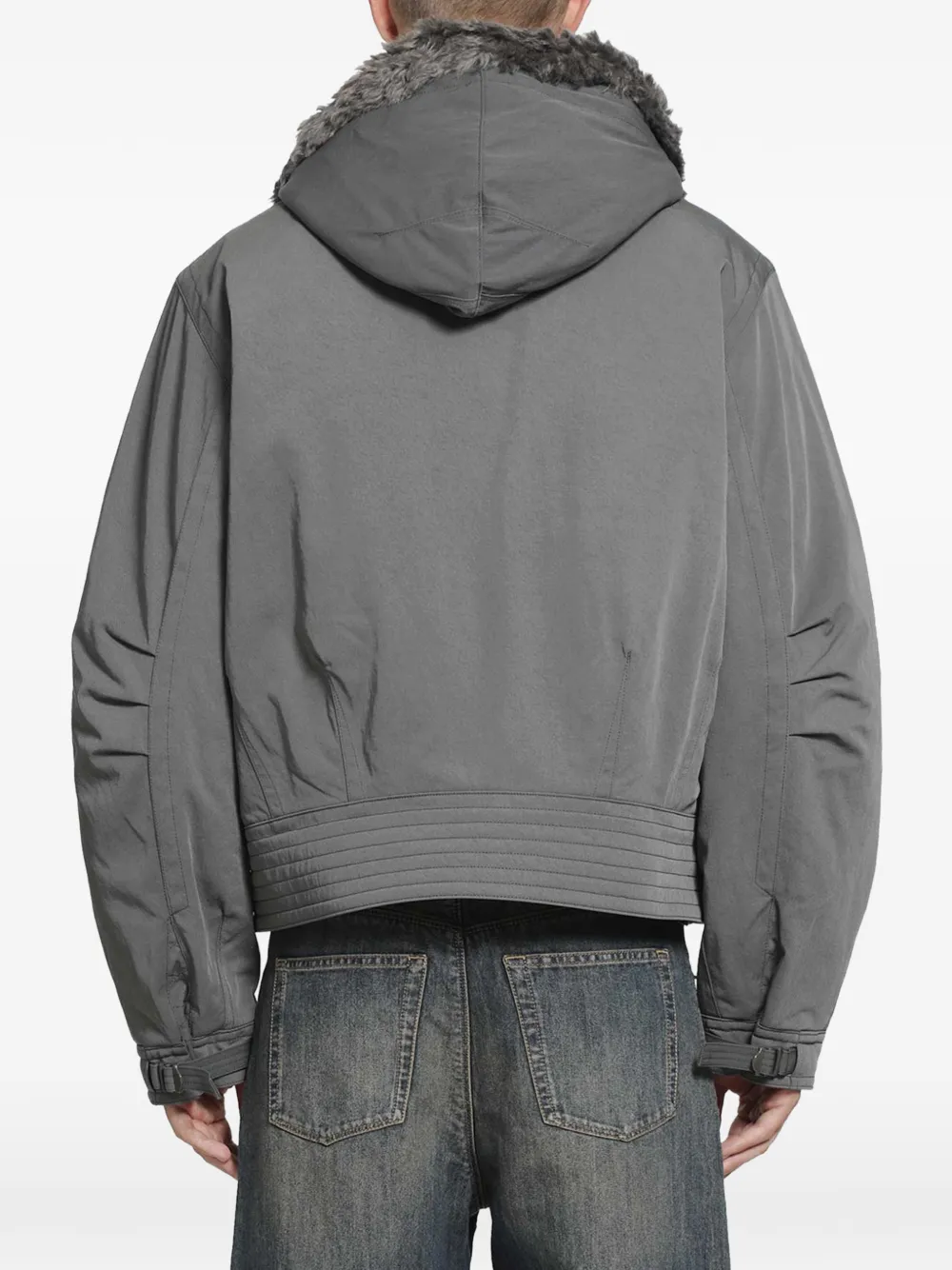 OUR LEGACY Orbit jacket vapor alloy ripple nylon twill Groen