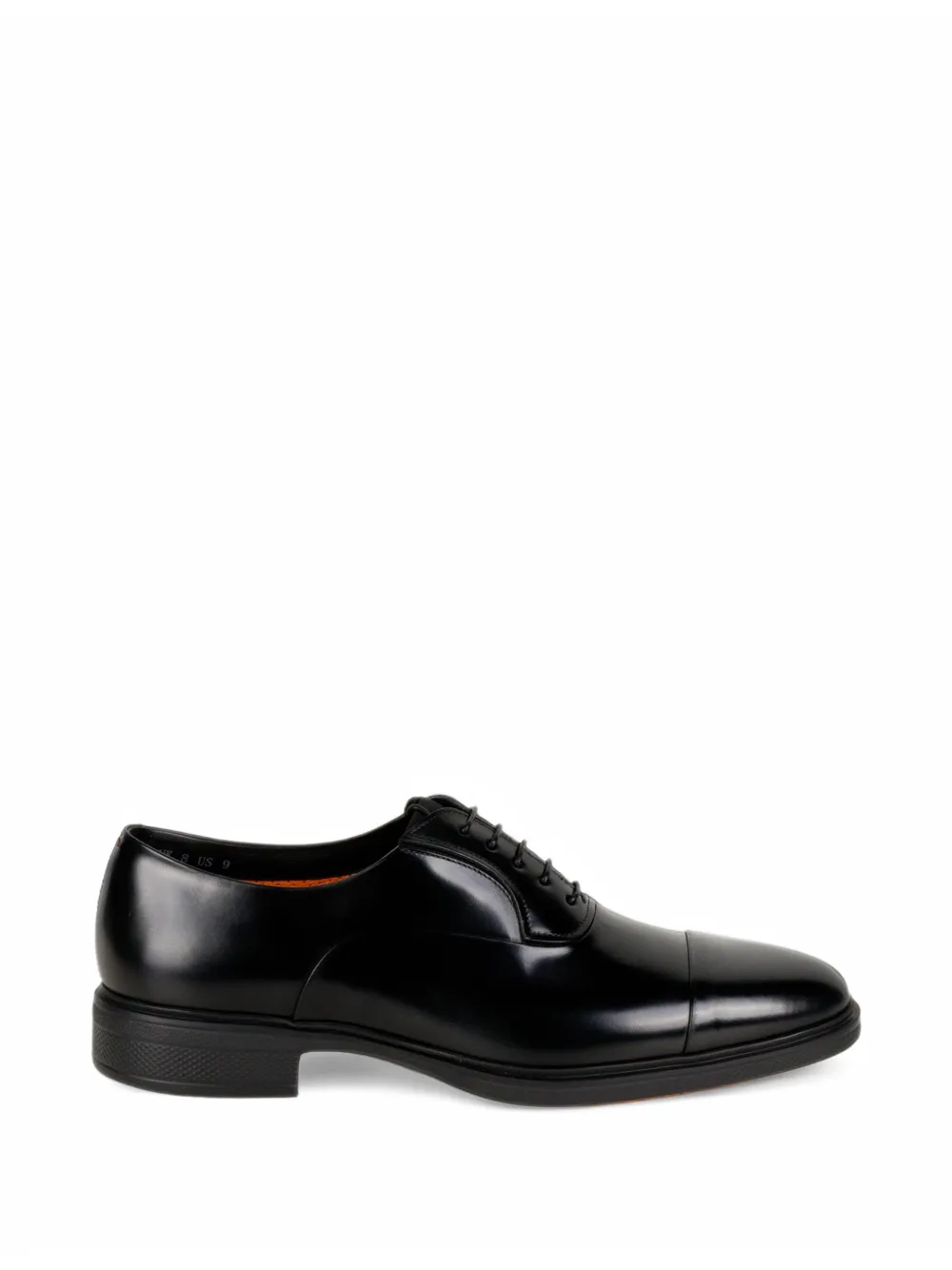 Santoni cap-toe lace-up oxford shoes - Schwarz
