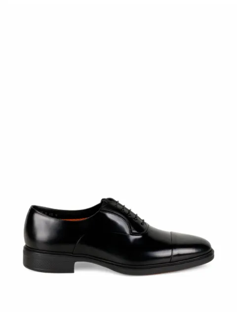 Santoni cap-toe lace-up oxford shoes