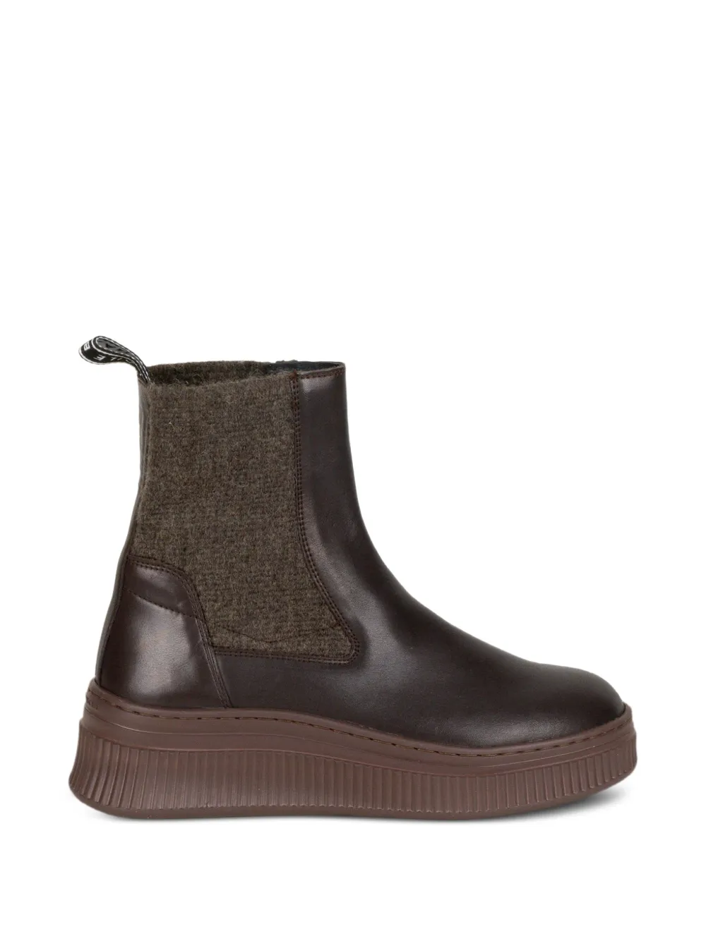 Voile Blanche bottes Flaurence à empiècements - Marron