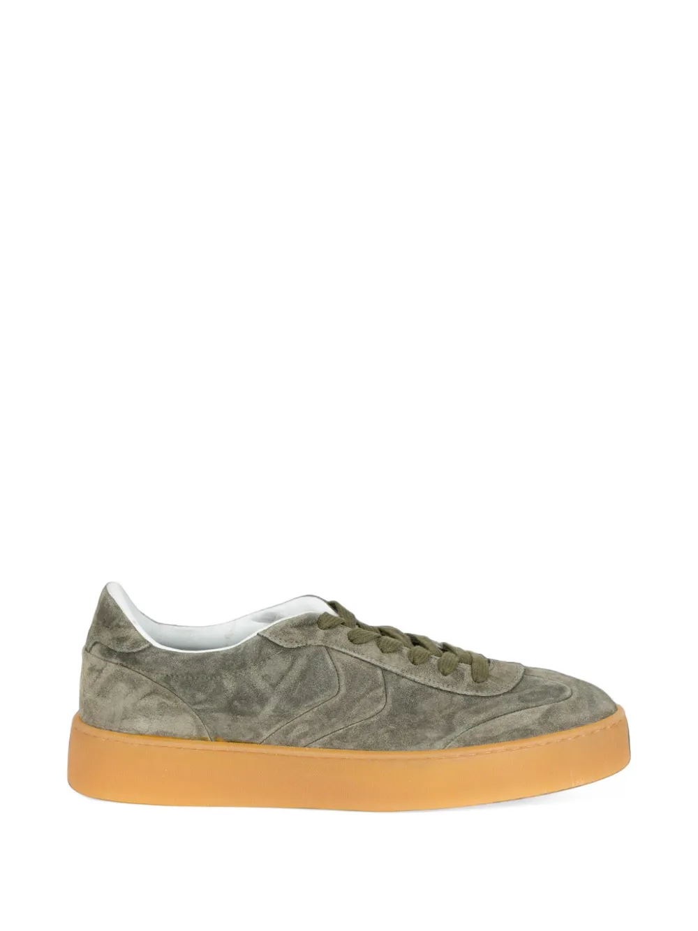 Voile Blanche Mind 02 suede panelled sneakers - Grün