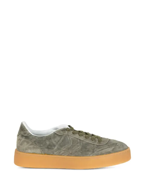 Voile Blanche Mind 02 suede panelled sneakers